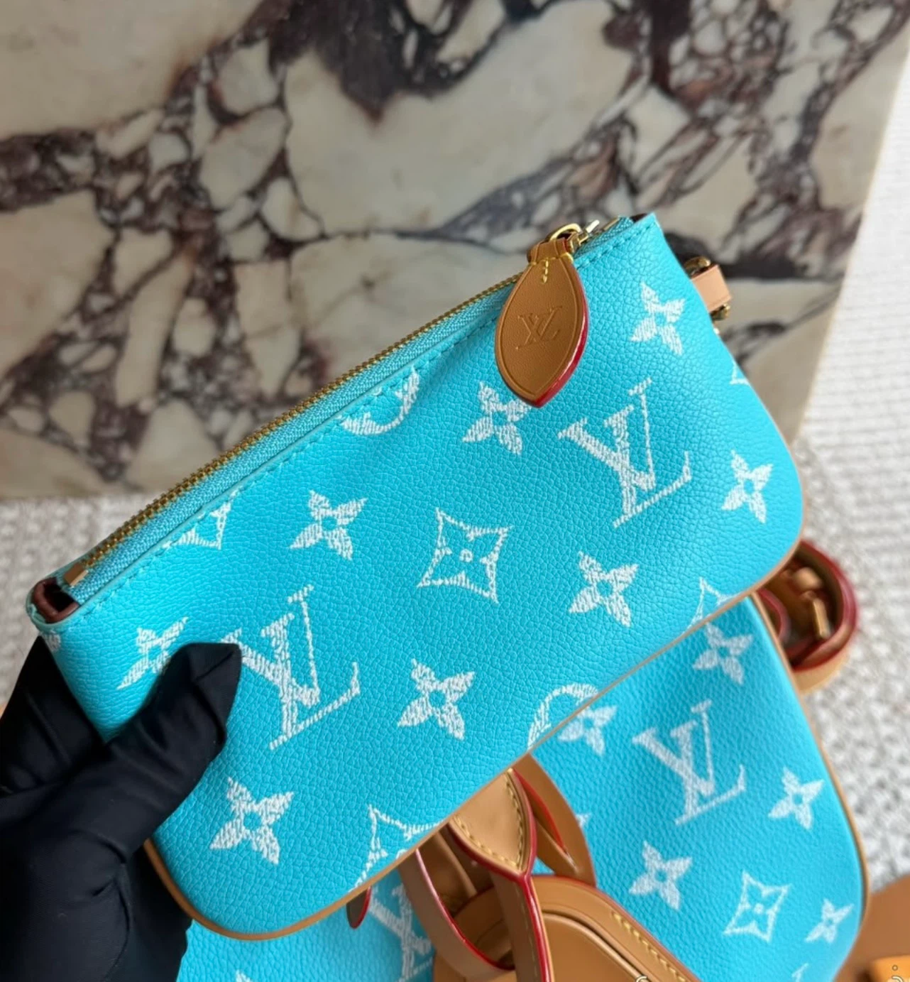 Louis Vuitton Speedy 40 Turquoise Monogram - photo 3