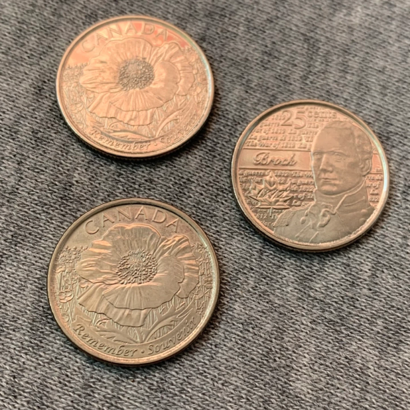 War Related Commemorative Quarters - $0.50 each