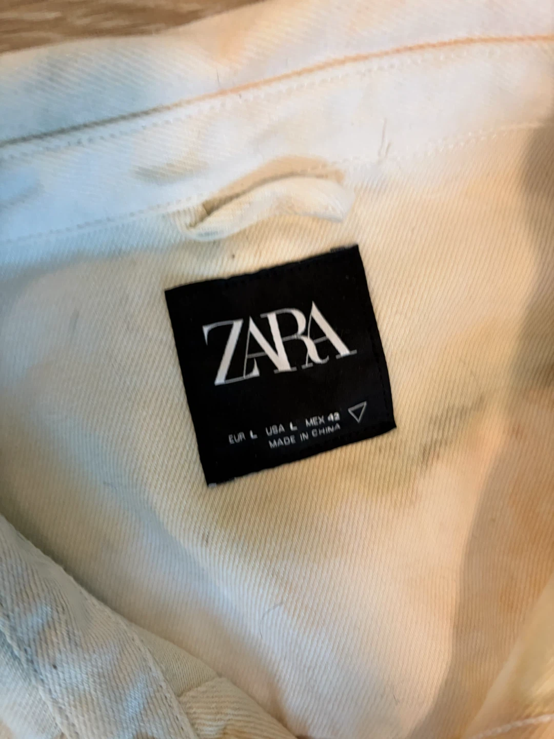 ZARA Tie-Dye Denim Shirt Jacket - photo 2