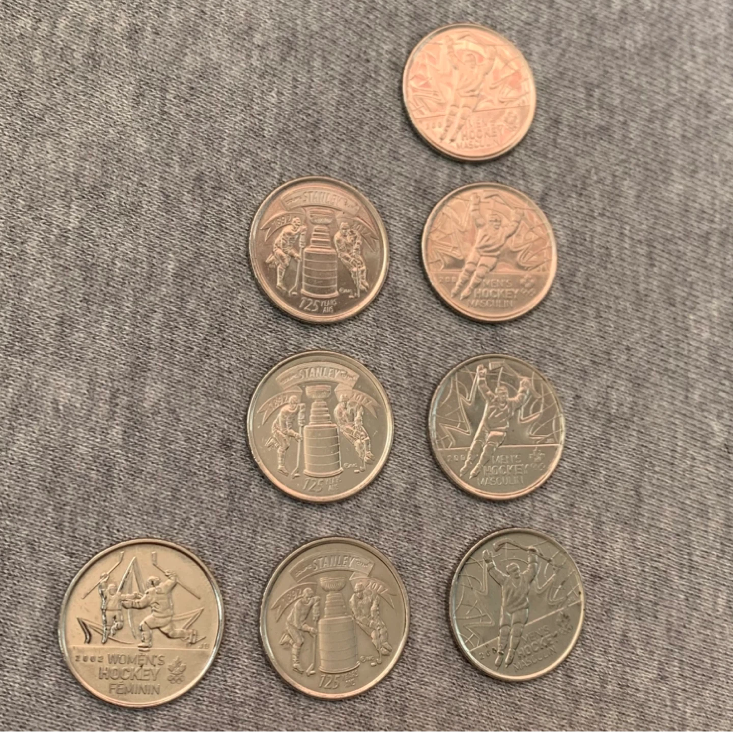 Sports Themed Commemorative Canadian Quarters - $0.50 each