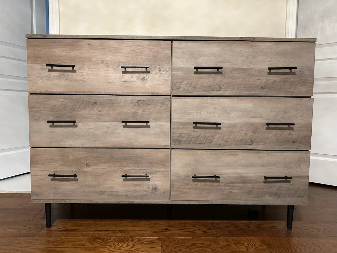 Modern 6-Drawer Dresser