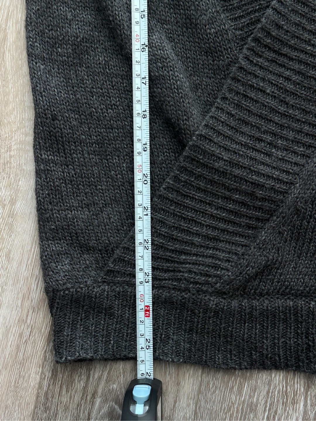 AllSaints Grey Knit Cardigan size S - photo 4