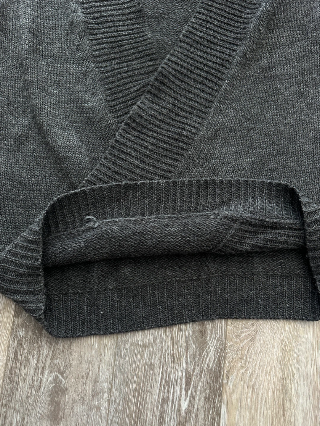 AllSaints Grey Knit Cardigan size S - photo 5