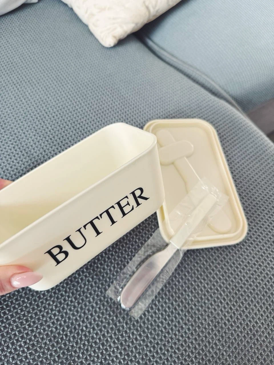 Butter Box with Lid & Spreader Knife - photo 3