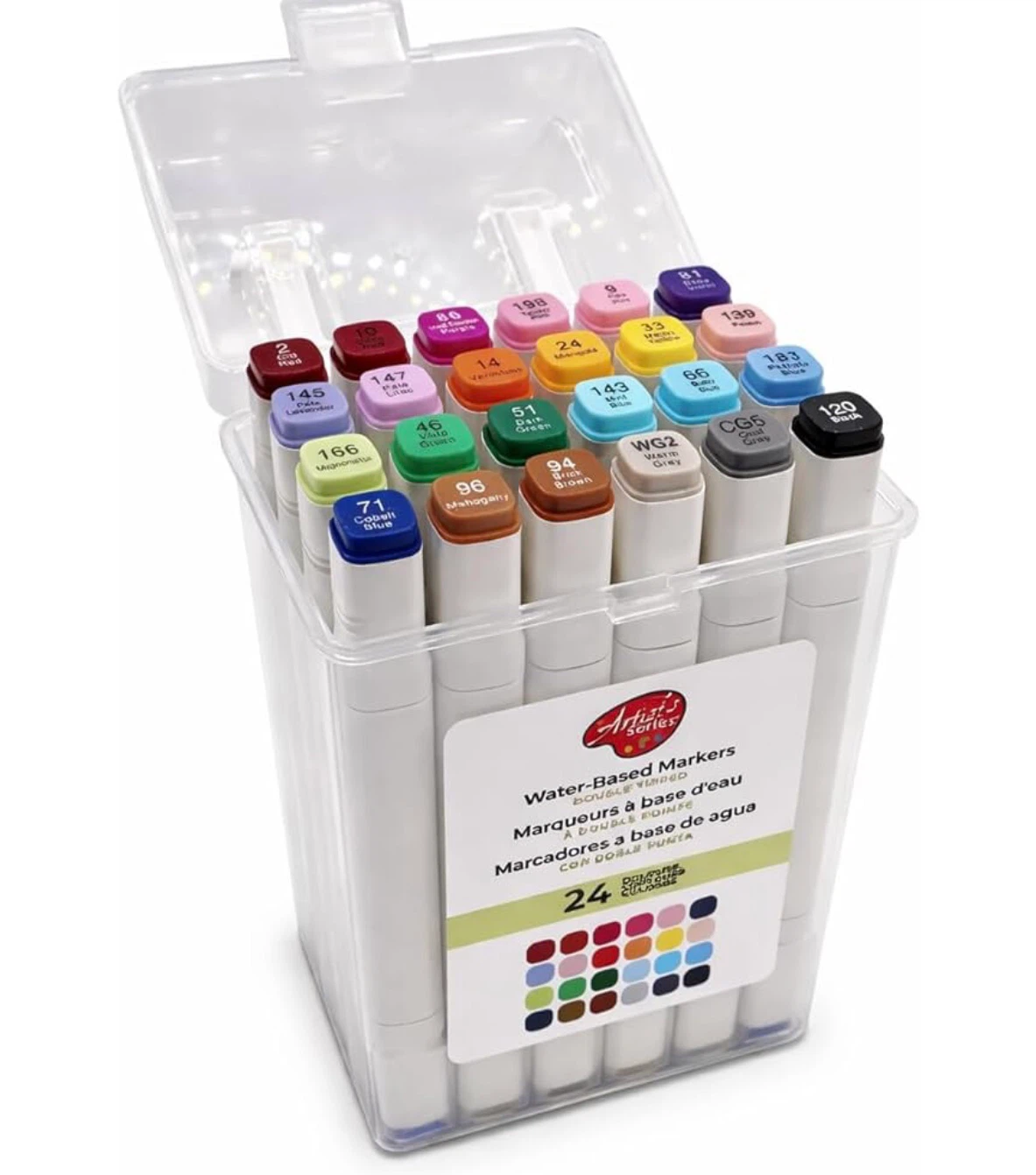 Artist's Marker Water-Based Markers - 24 Colours - photo 2