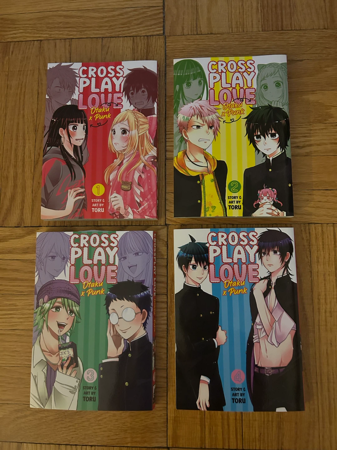 Cross Play Love Manga Volumes 1-4 by Toru