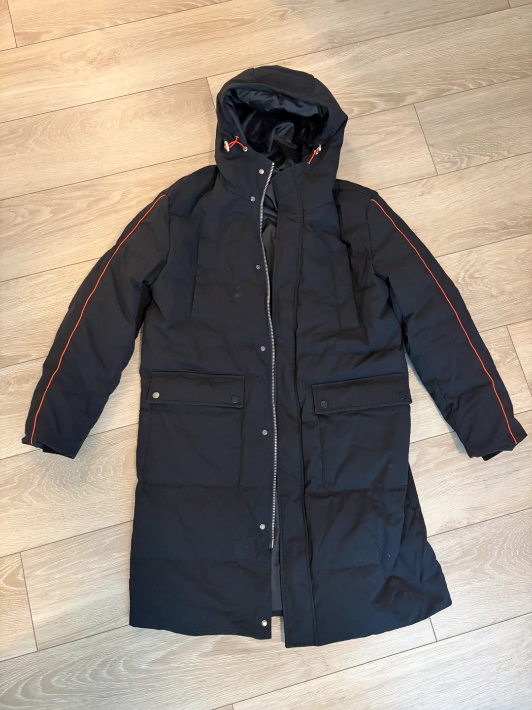 SVNMDN "Dare to Love" Black Puffer Coat