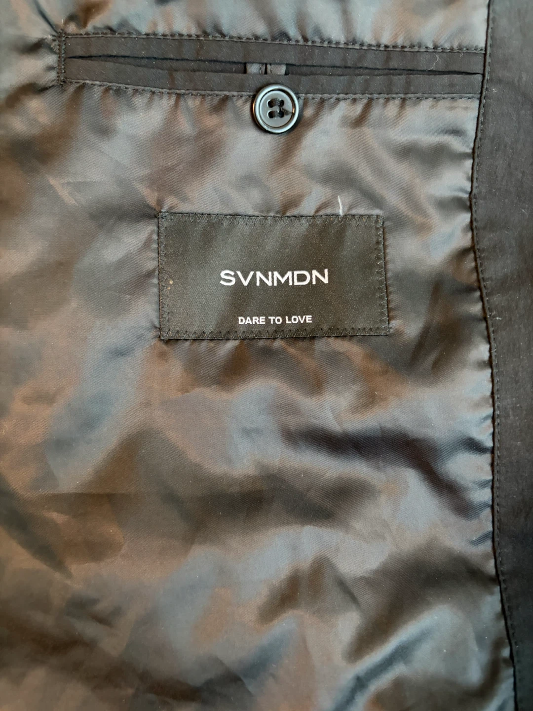 SVNMDN "Dare to Love" Black Puffer Coat - photo 2