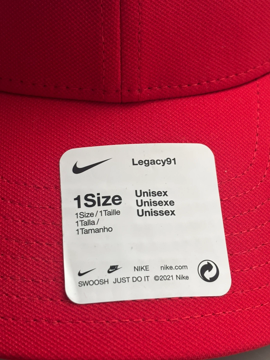 Nike Legacy91 Dri-Fit Cap Red - photo 2