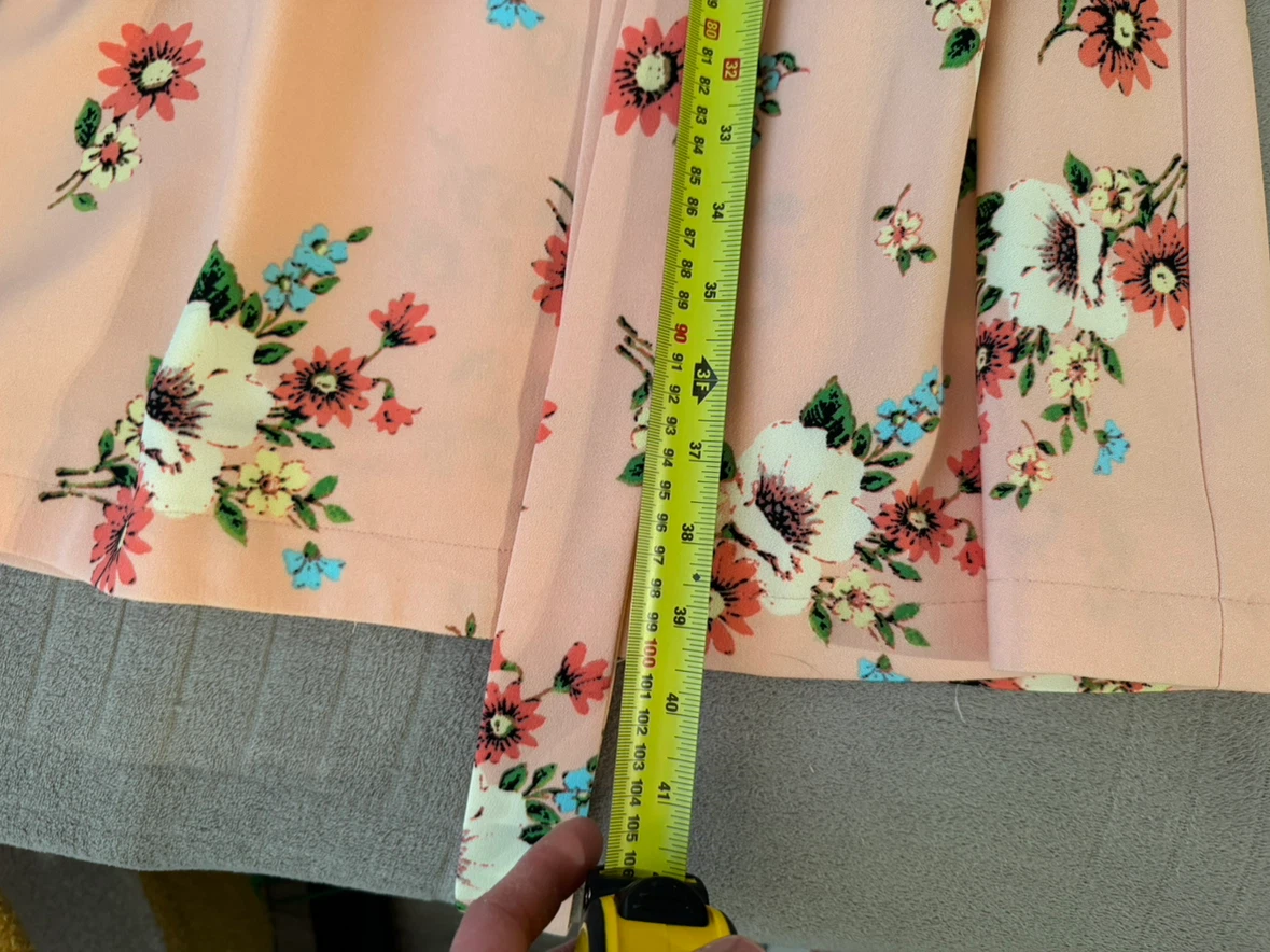 ModCloth Floral Pink Trench Coat/ Dress M - photo 4
