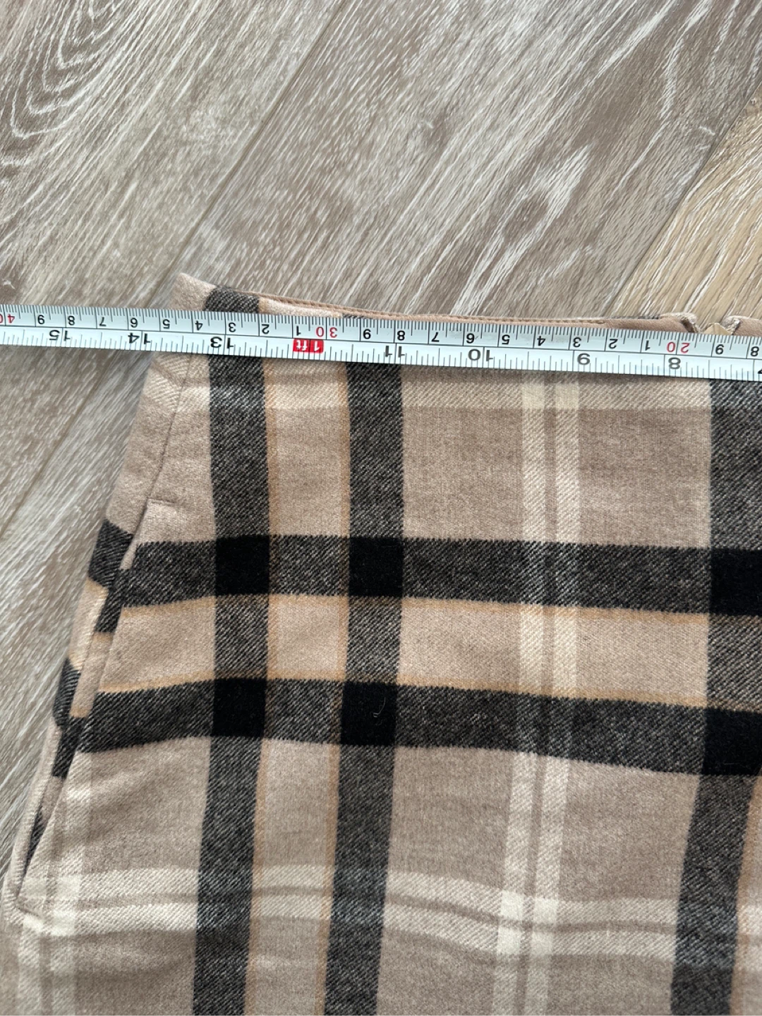 Wilfred Plaid Wool Blend Mini Skirt Size 6 - photo 5