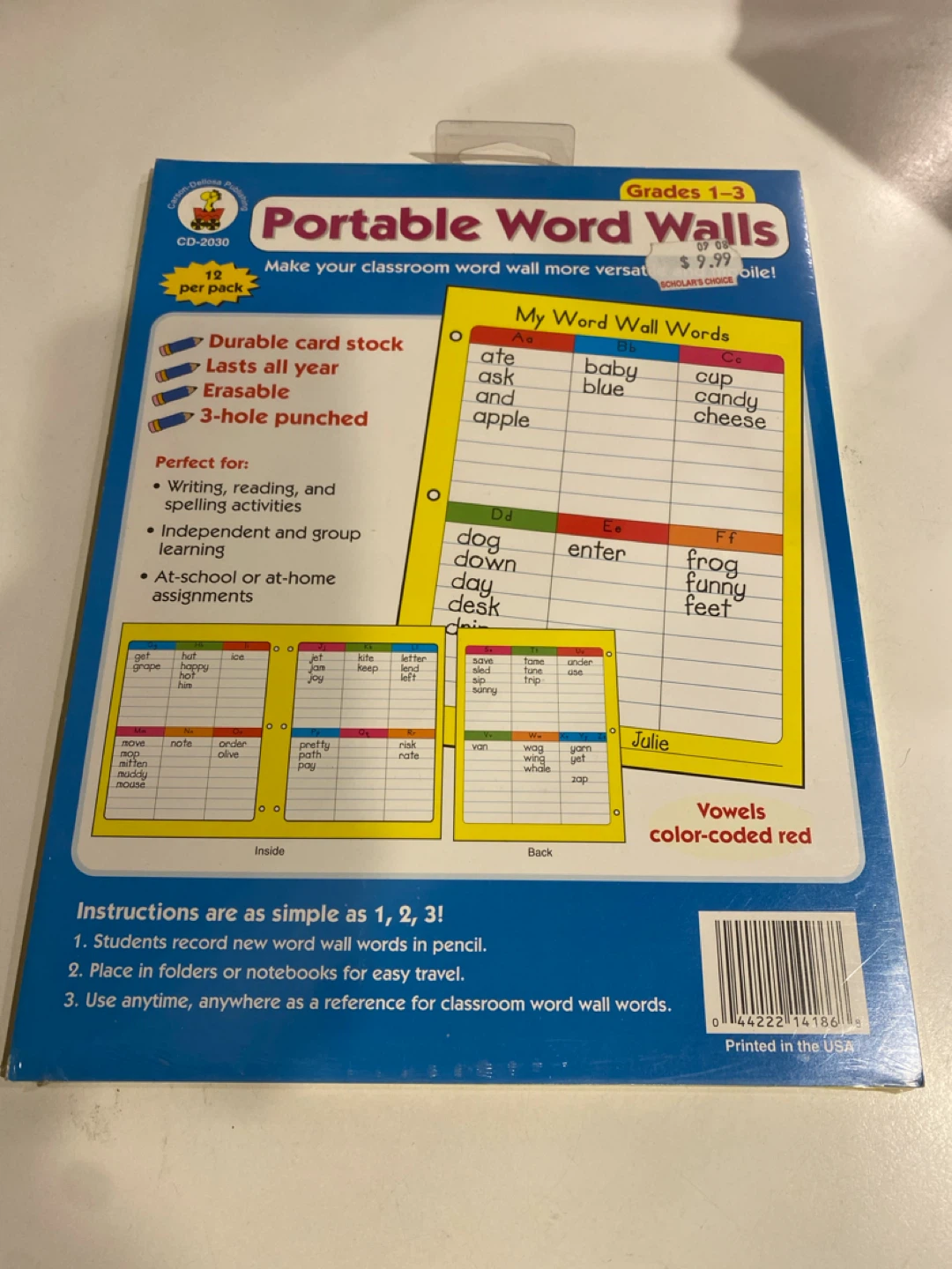 Portable Word Walls NEW