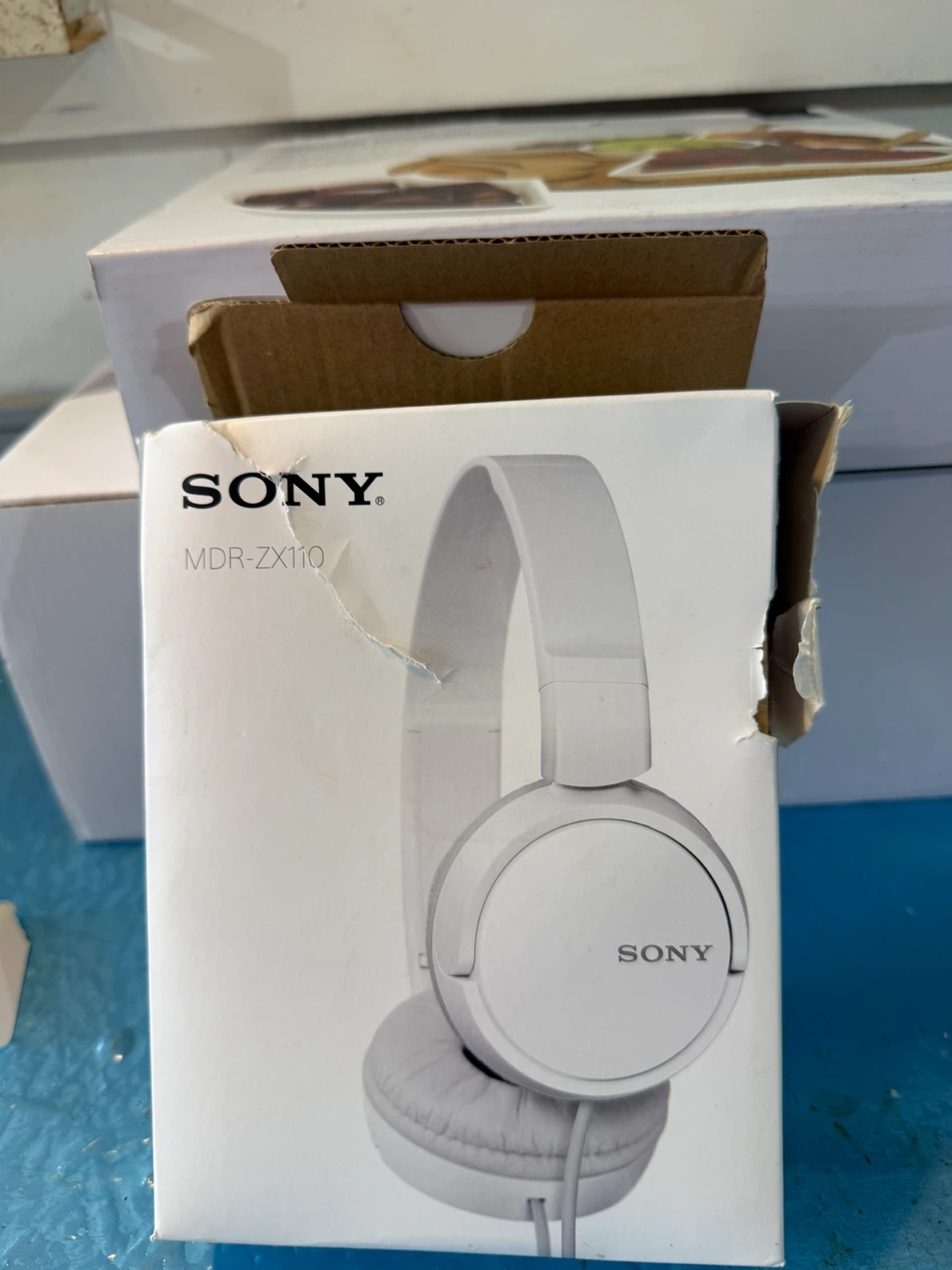 Sony MDR-ZX110 Stereo Headphones - White