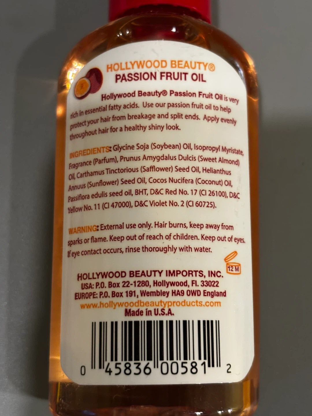 5 Hollywood Beauty Passion Fruit Oil - photo 5