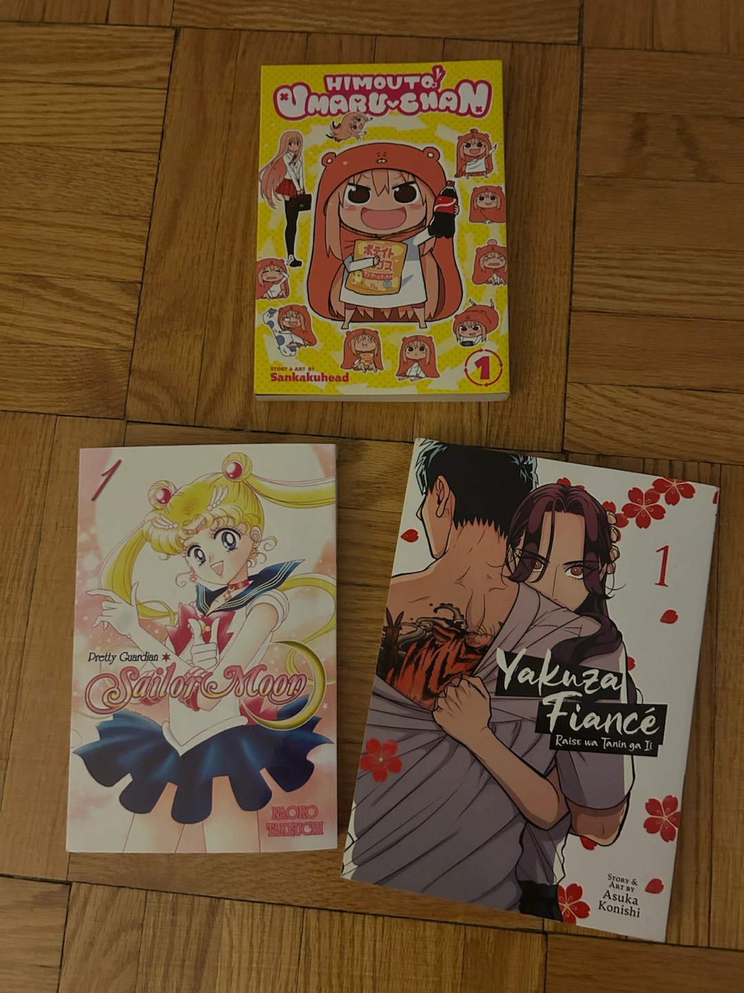 Manga Bundle - Sailor Moon, Yakuza Fiancé & Umaru-chan Vol. 1