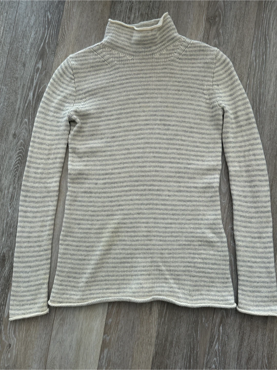 J Crew wool Striped Turtleneck Sweater XXS