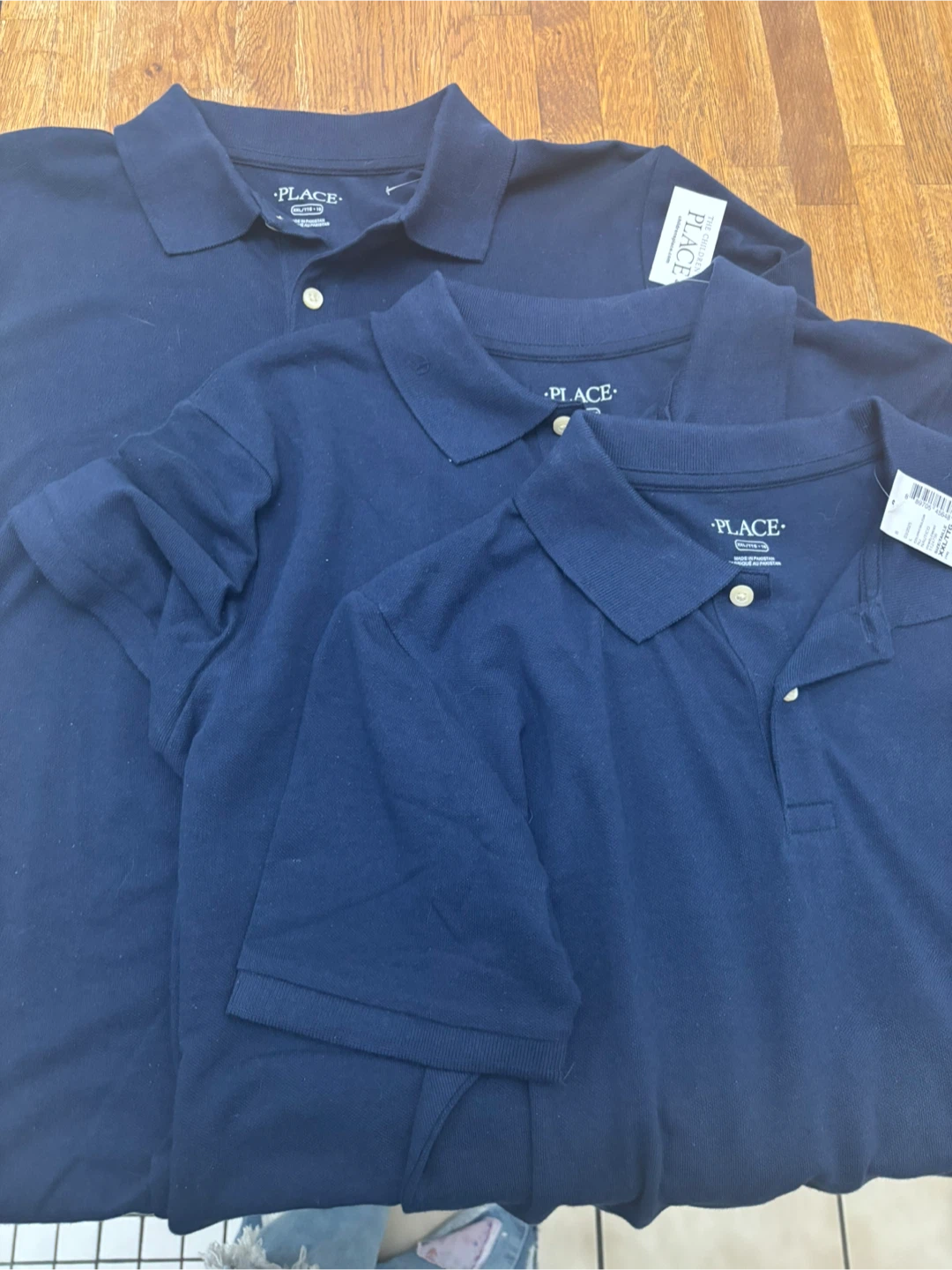 The Children's Place Navy Polo Shirt XXL/TTG 16