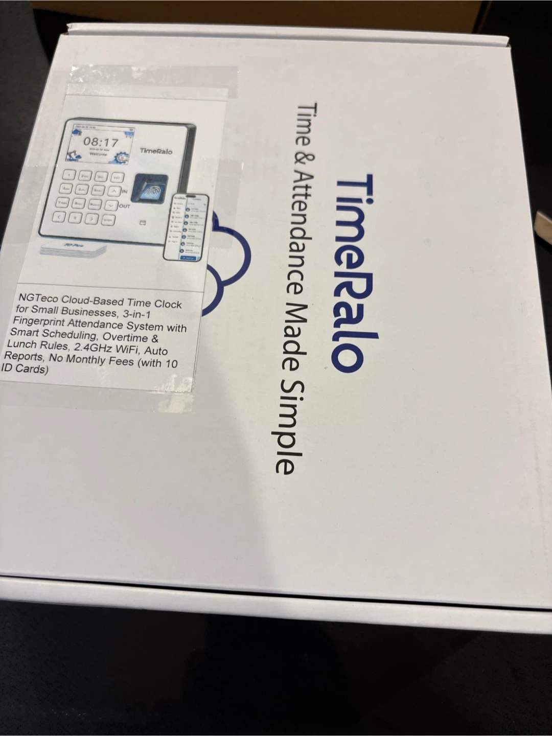 TimeRalo Cloud-Based Time Clock - Fingerprint Attendance System - photo 2