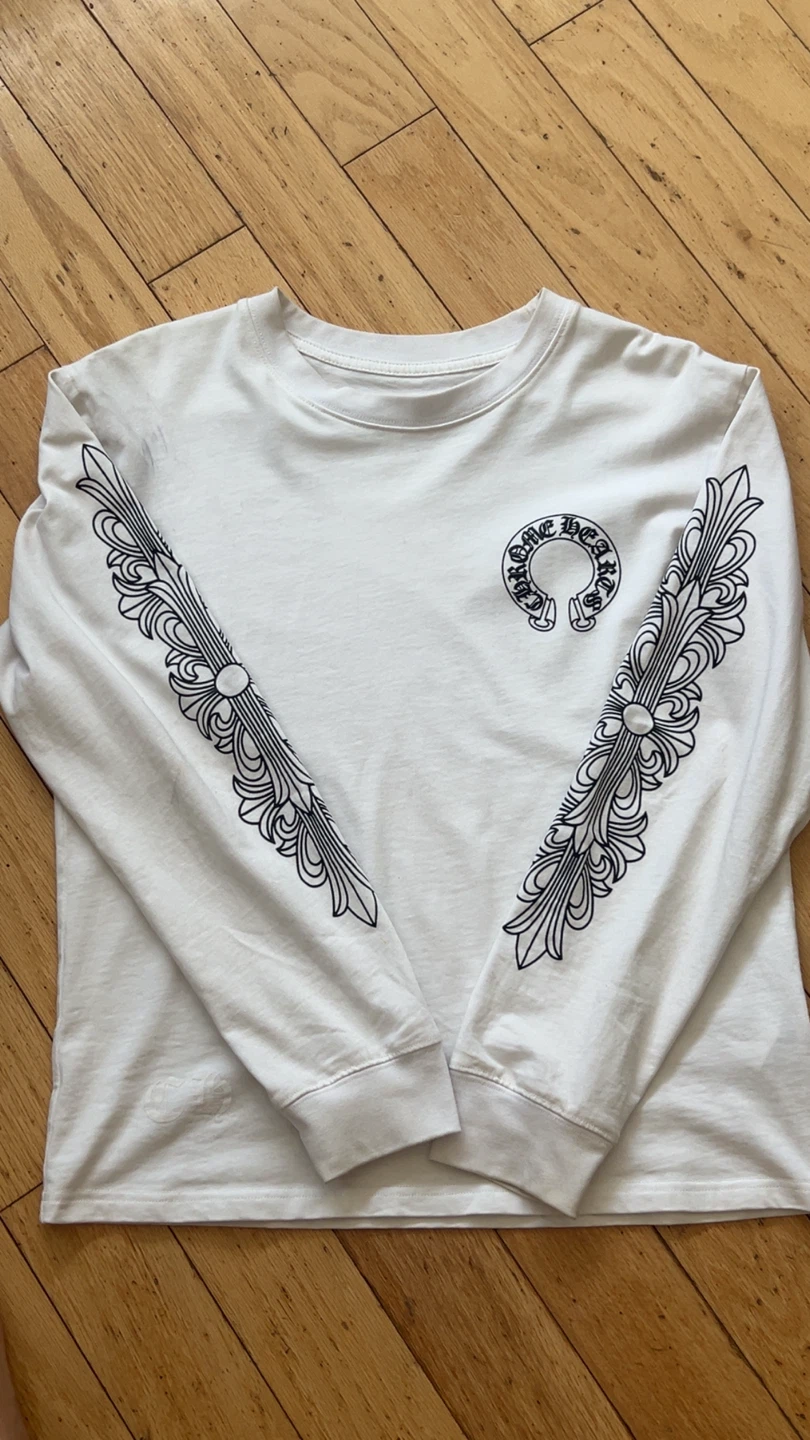 Chrome Hearts White Long Sleeve