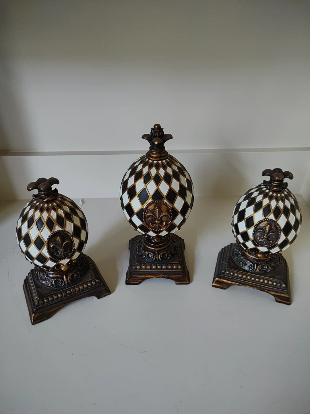 Decorative Egg Ornaments Set of 3