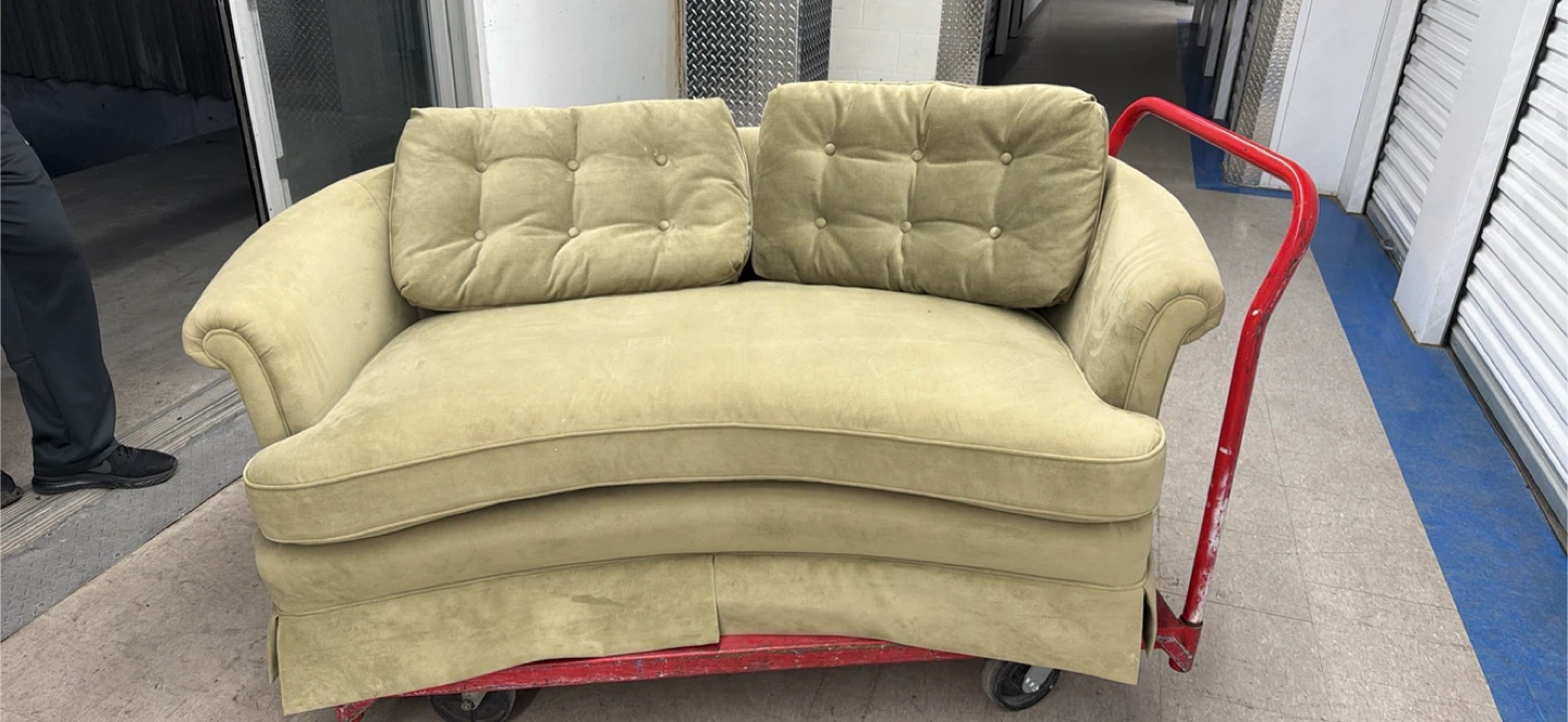 Light Green Loveseat Sofa