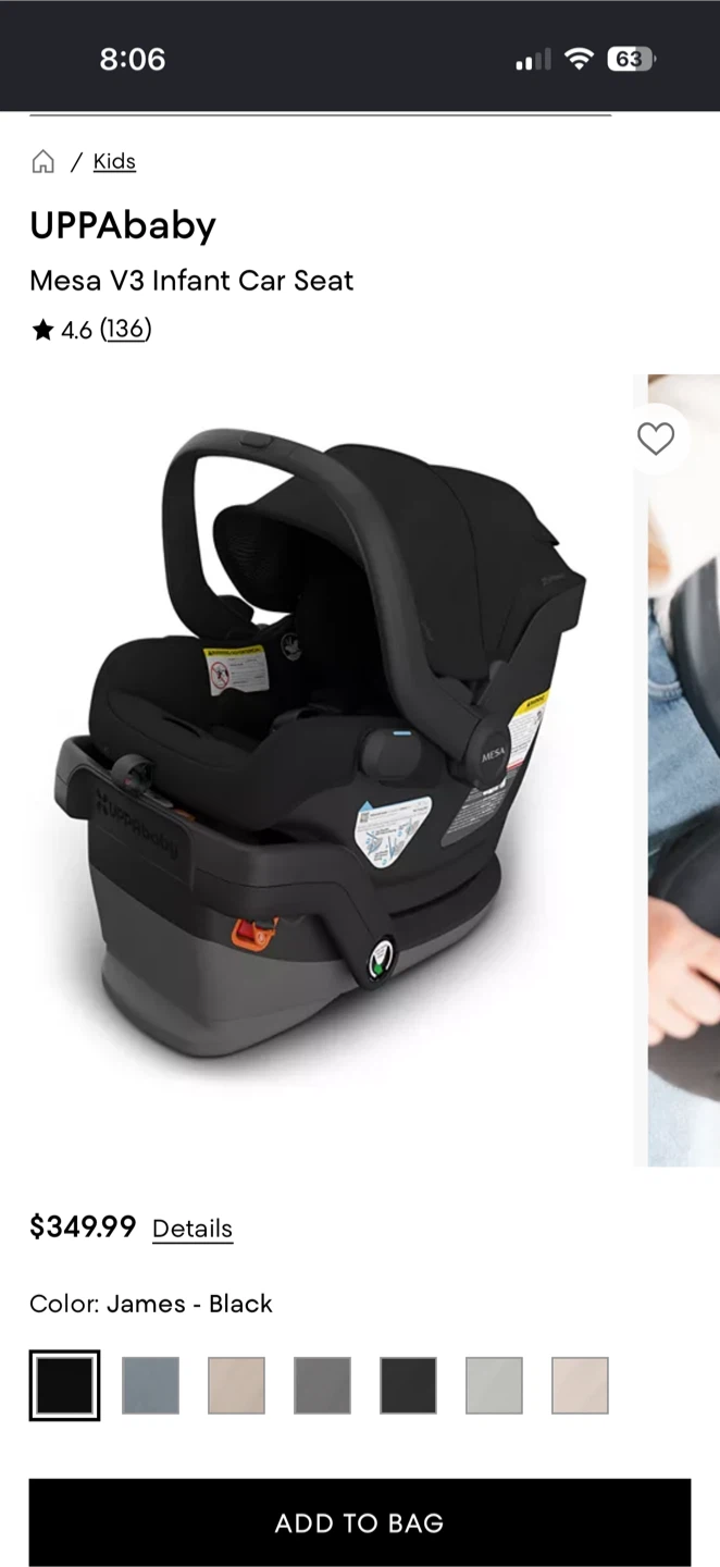 UPPAbaby Mesa V3 Infant Car Seat - photo 4