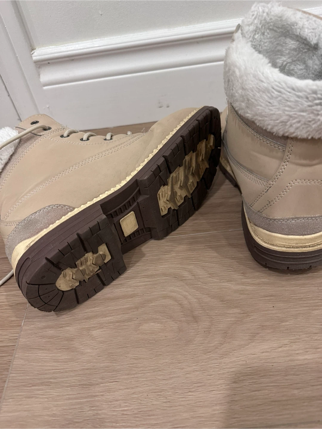 Women's Tan Faux Fur Lined Winter Boots - photo 3