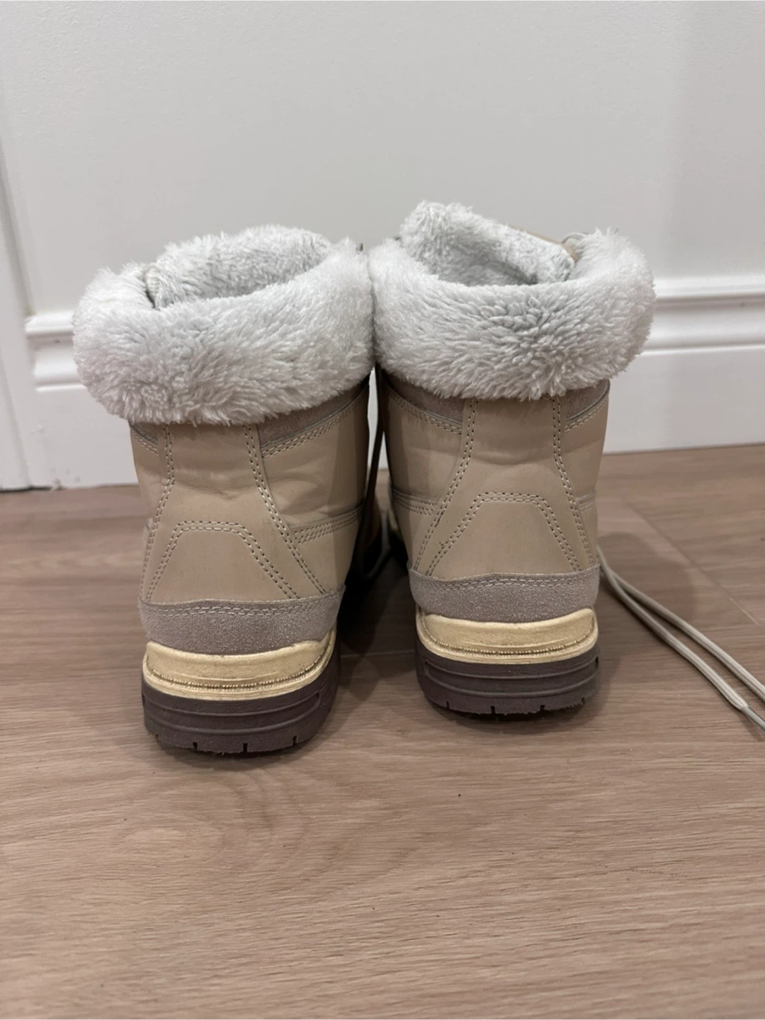 Women's Tan Faux Fur Lined Winter Boots - photo 4