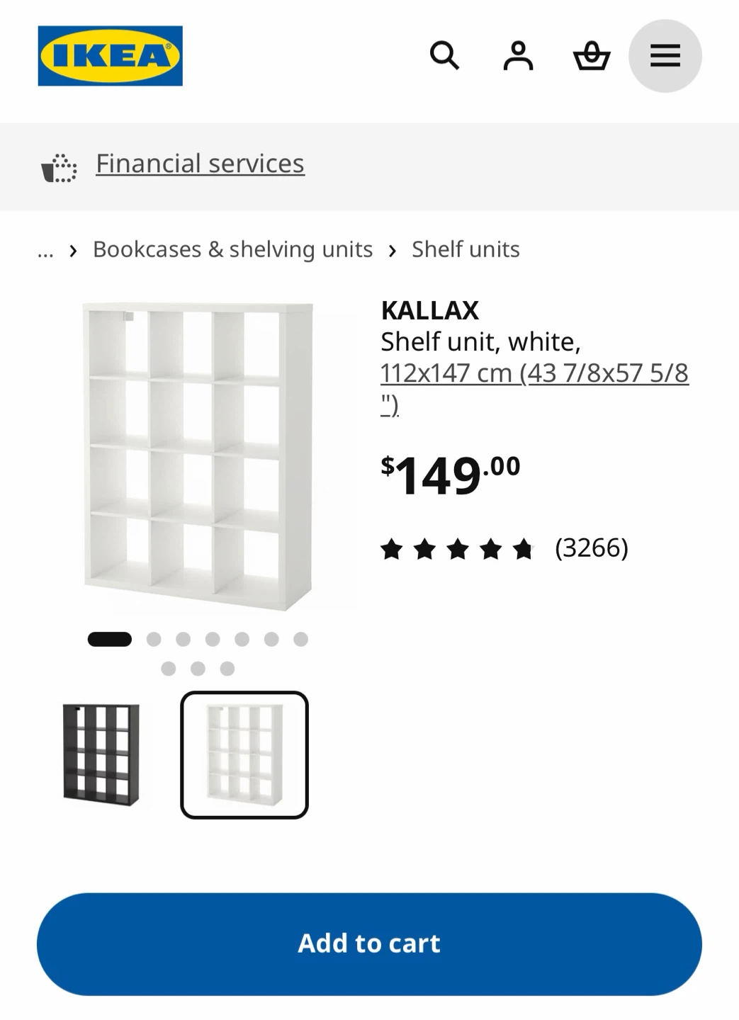 IKEA KALLAX Shelf bookcase - photo 3