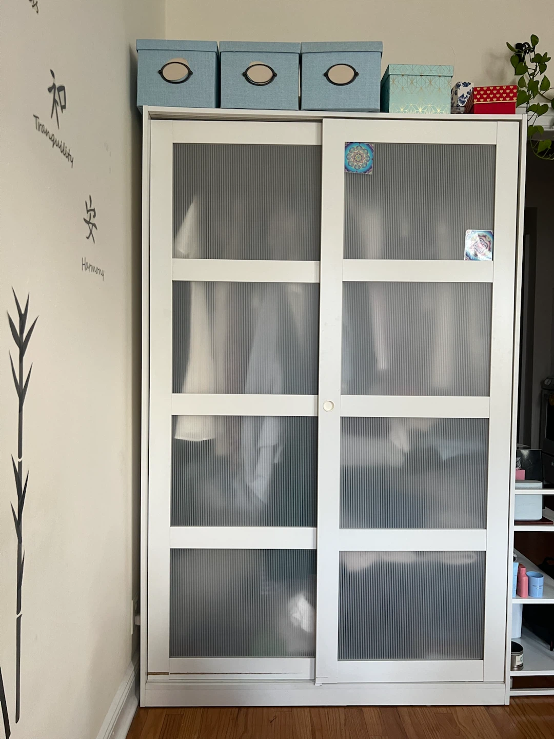 Ikea White Sliding Door Wardrobe
