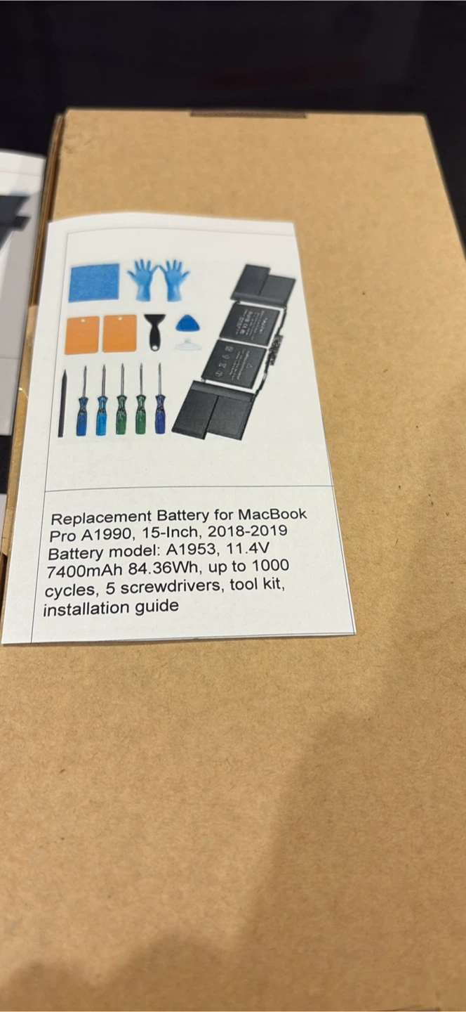 Replacement Battery for MacBook Pro A1990 (15-Inch, 2018-2019) - photo 2