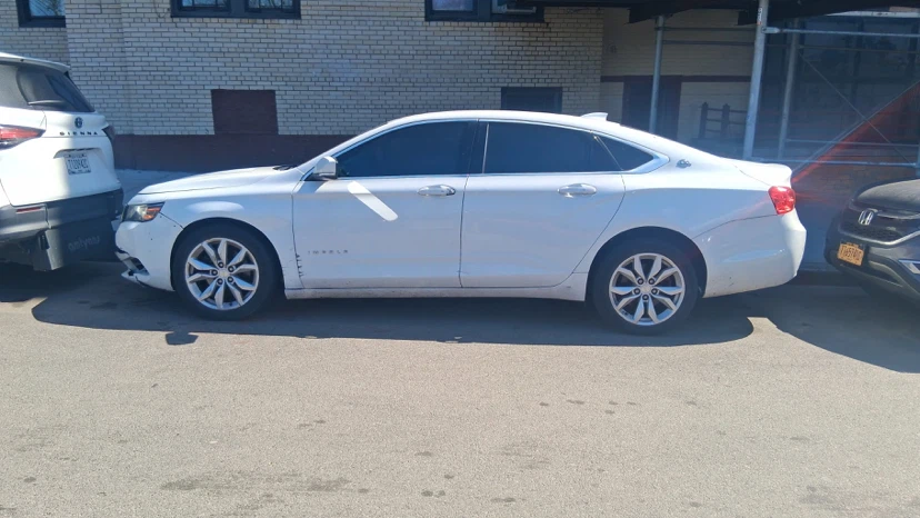 White Chevrolet Impala Sedan