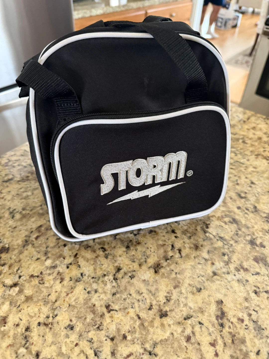 Add-on bowling ball bag