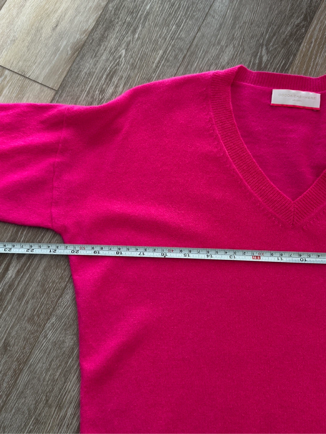 COCOA CASHMERE V-Neck Sweater - Pink - photo 5