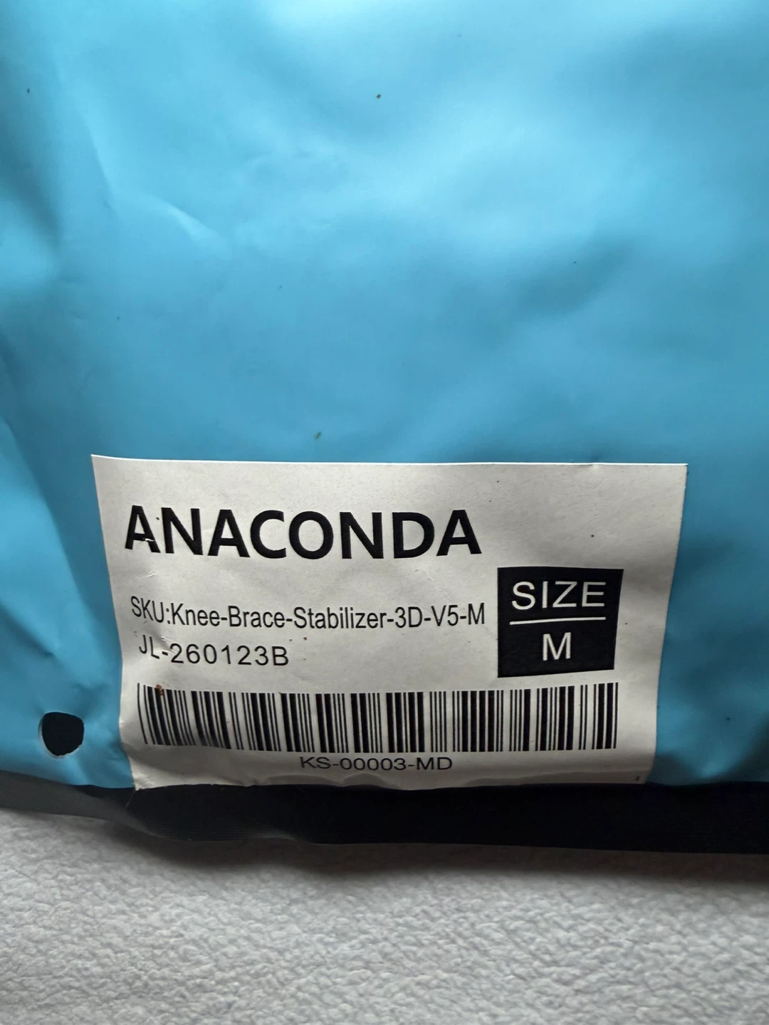 New Anaconda Knee Brace With Stabilizer 3D V5 Size Medium - photo 3