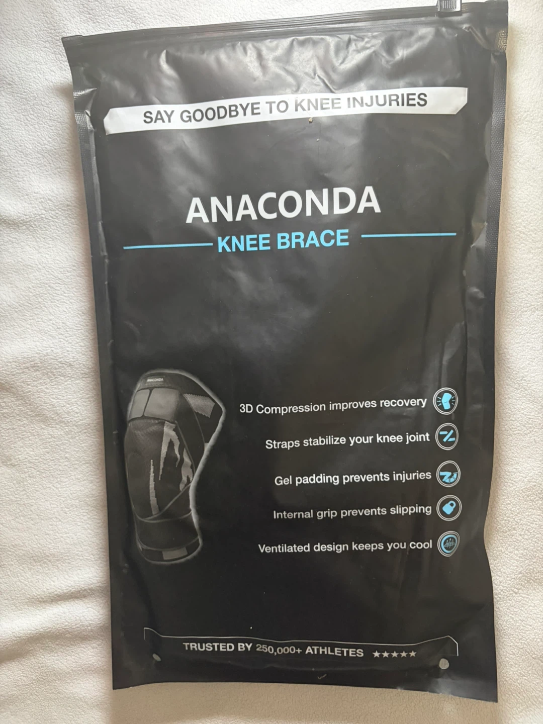 New Anaconda Knee Brace With Stabilizer 3D V5 Size Medium