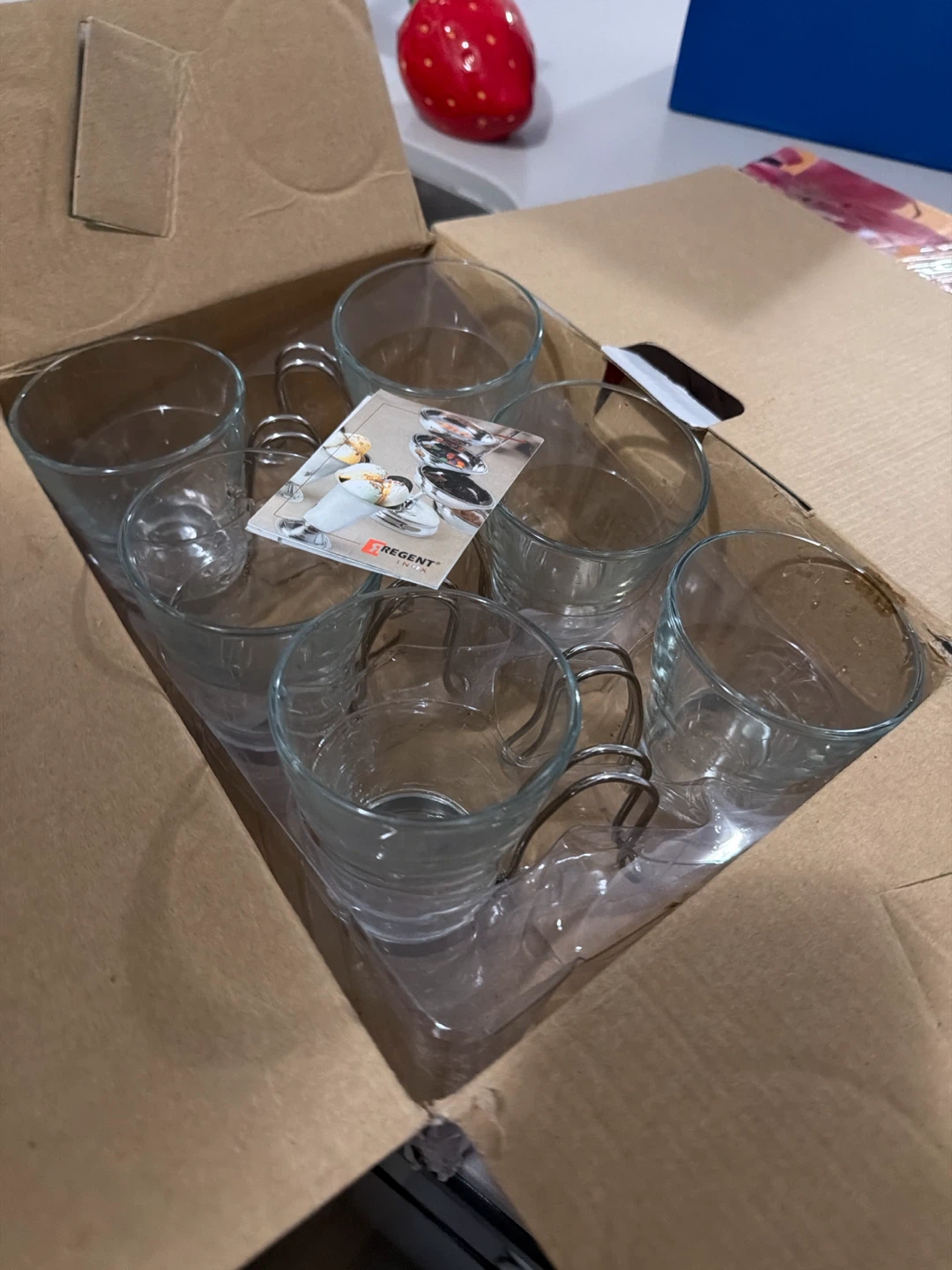 Regent Inox 6 Piece Glass Tea Cup Set - photo 2