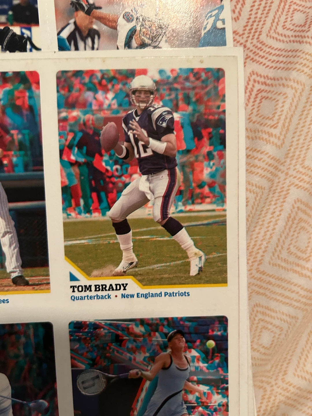 Tom Brady New England Patriots Trading Card