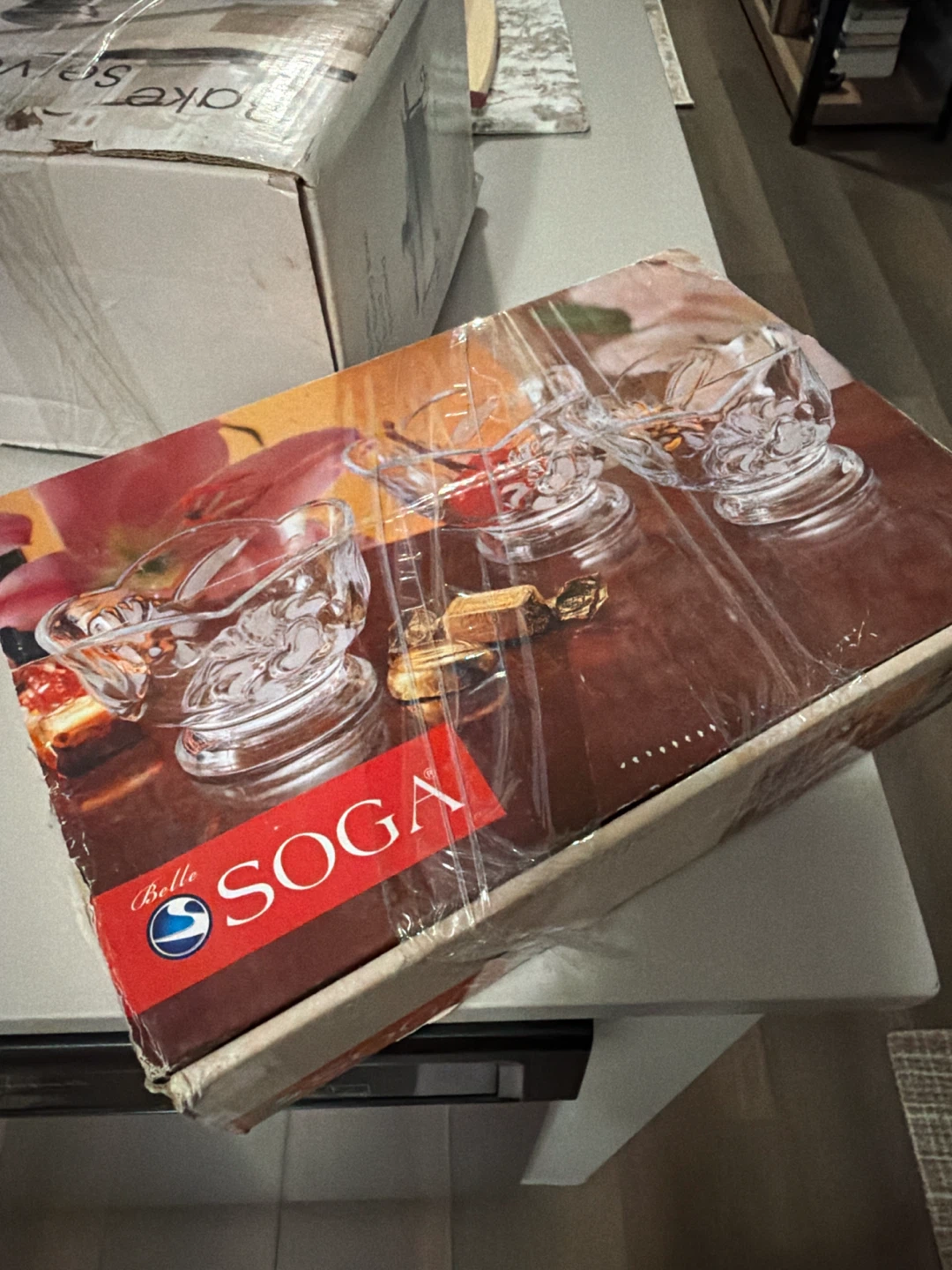 Belle SOGA Glass Dessert Bowls Set