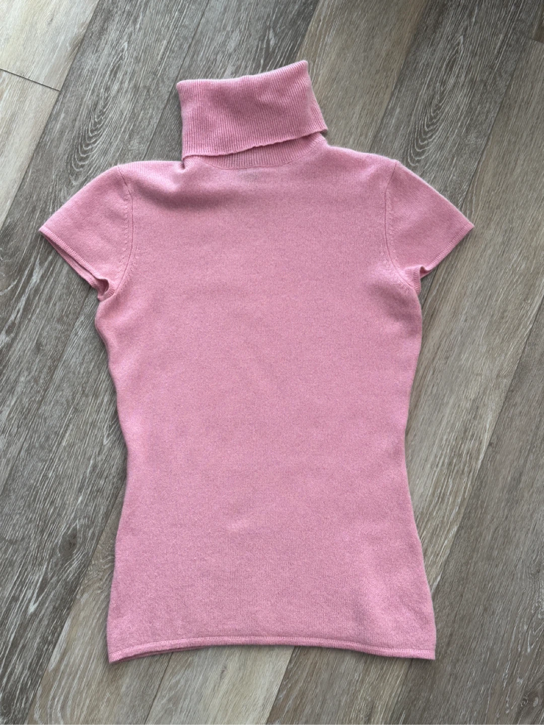 Vintage HOLT RENFREW Pink Cashmere Turtleneck