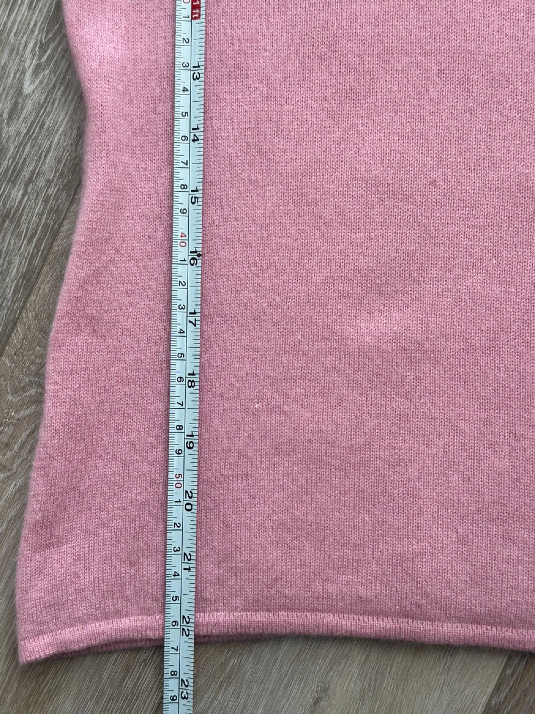 Vintage HOLT RENFREW Pink Cashmere Turtleneck - photo 2