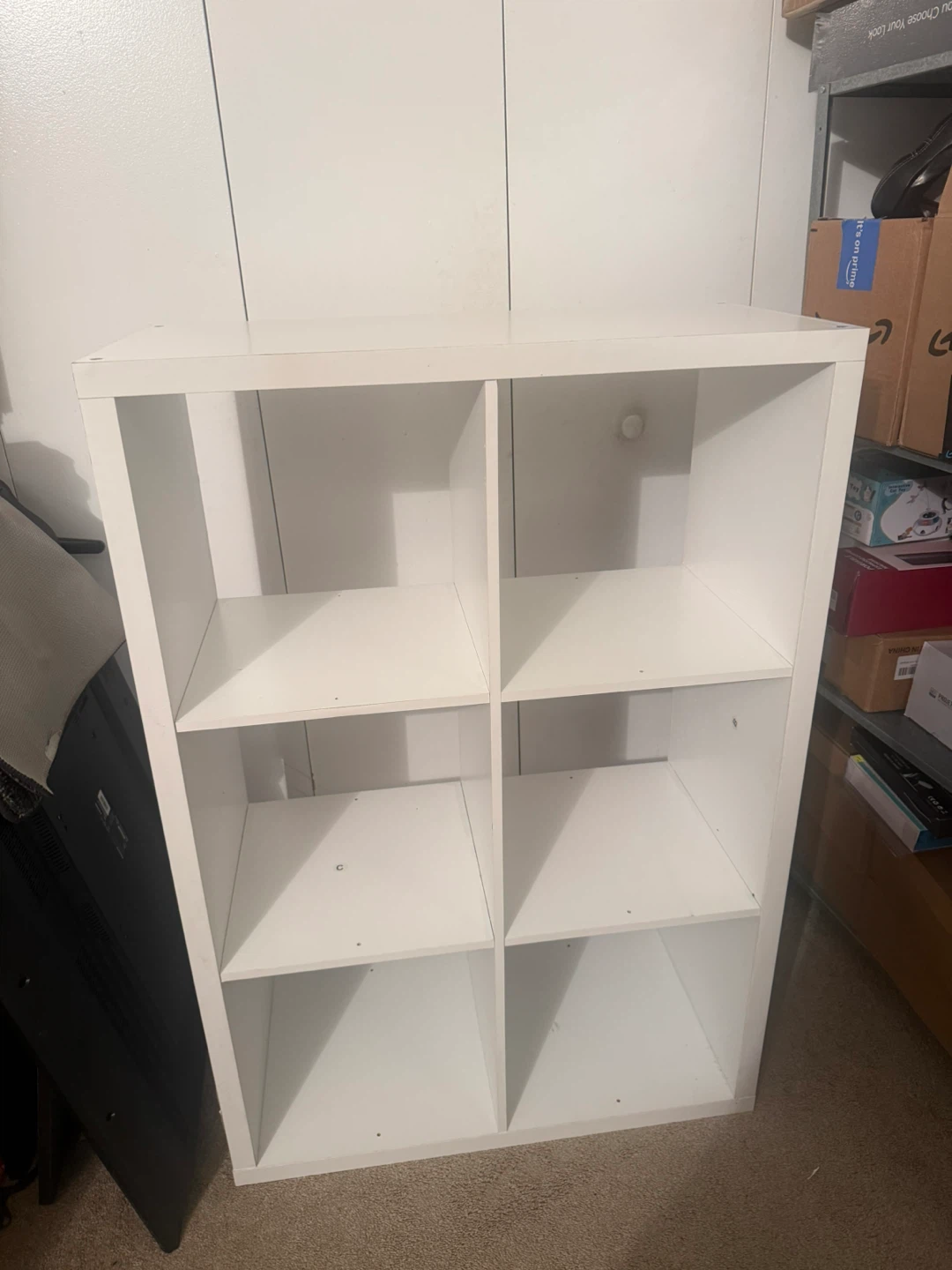 Cubeicals 6 Cube Storage Shelf Organizer Bookshelf White - photo 3