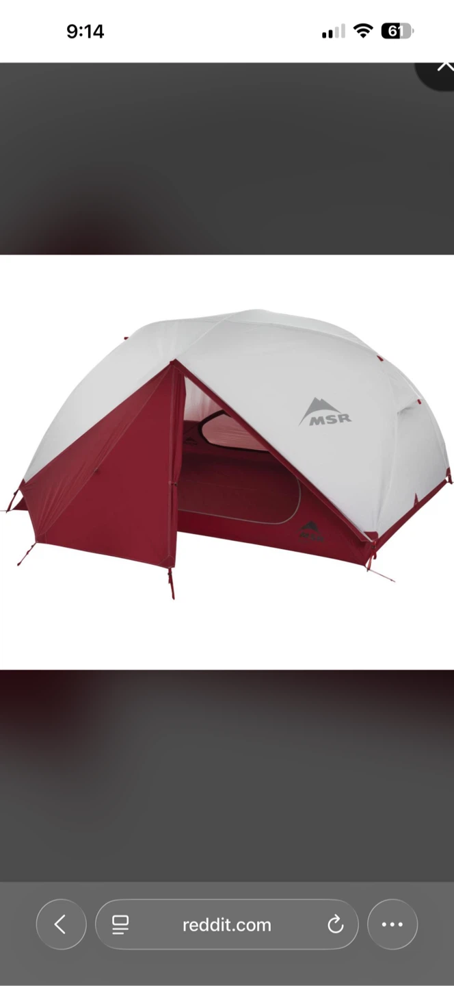 MSR Elixir 3 backpacking tent