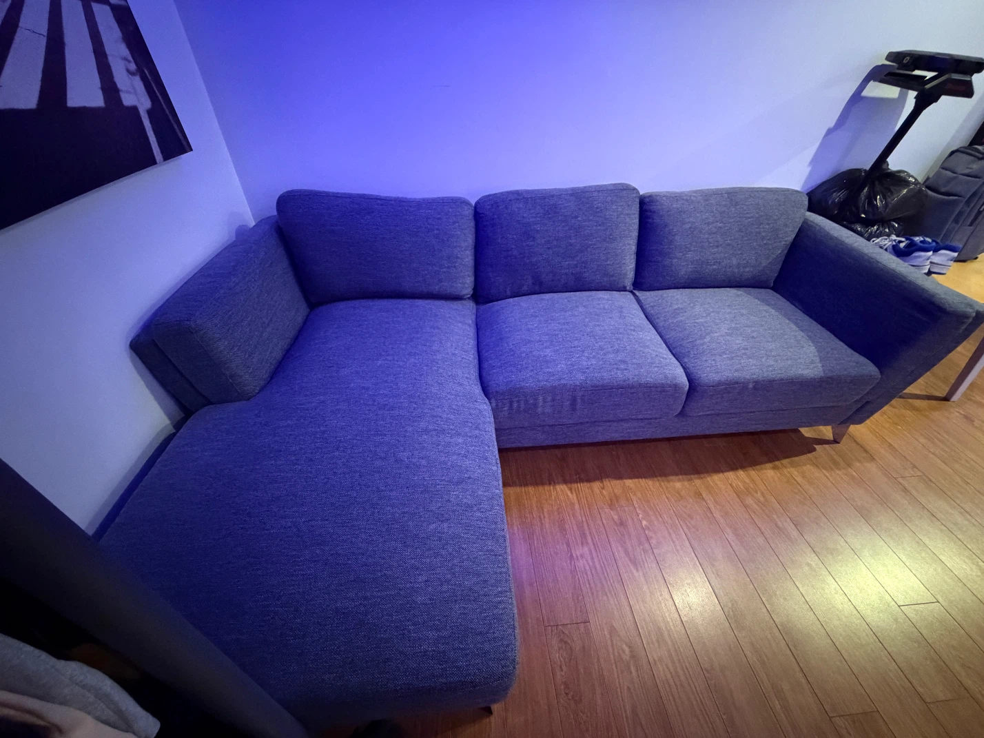 Grey Sectional Sofa - photo 4