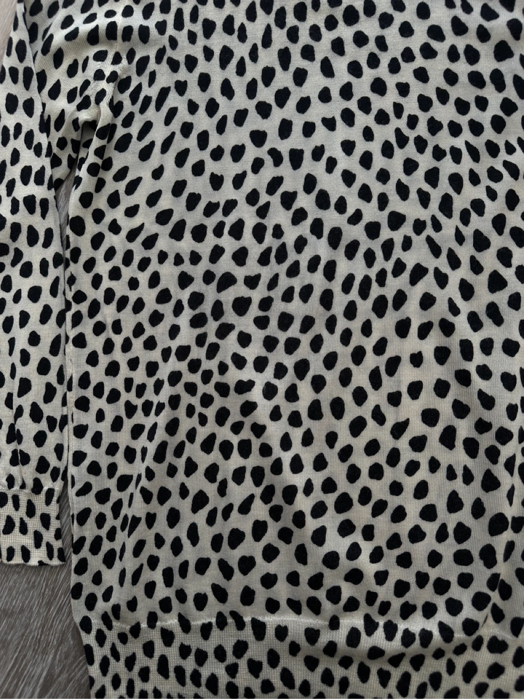 J. Crew Dalmation Print Crewneck Sweater XS - photo 3