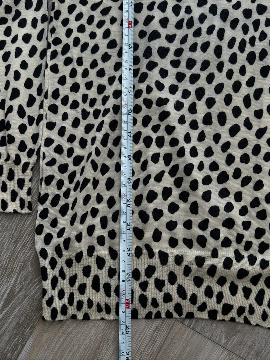J. Crew Dalmation Print Crewneck Sweater XS - photo 4