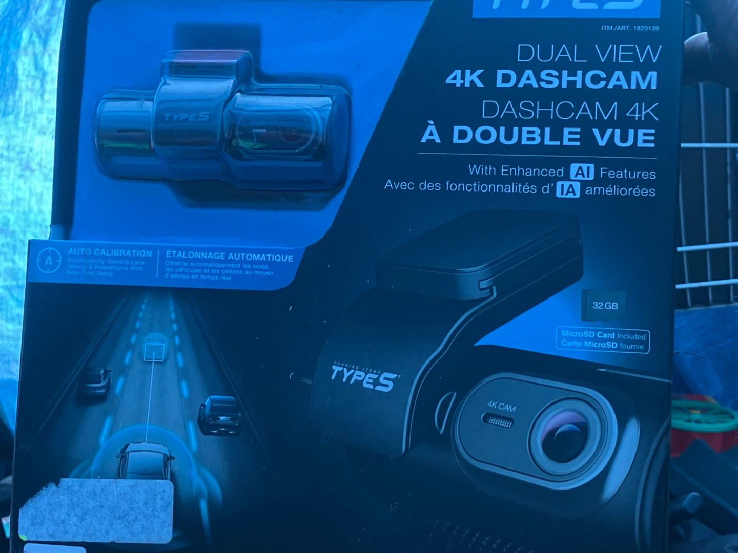 TYPES Dual View 4K Dashcam