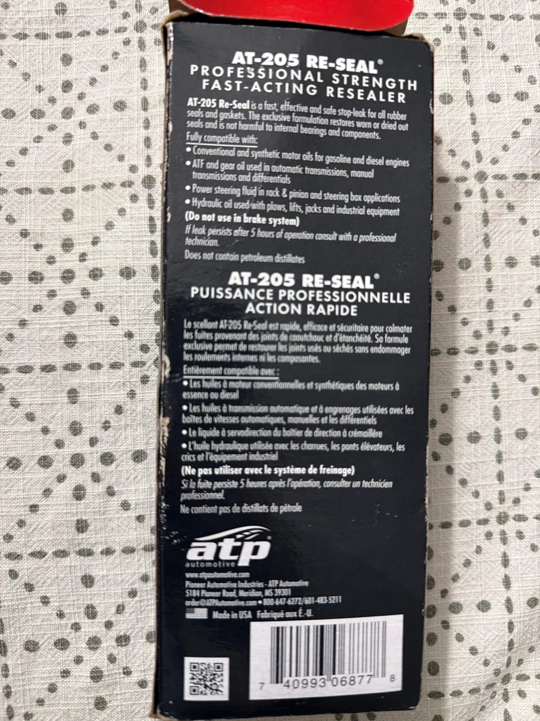 ATP AT-205 Re-Seal Fast-Acting Leak Sealer - photo 3