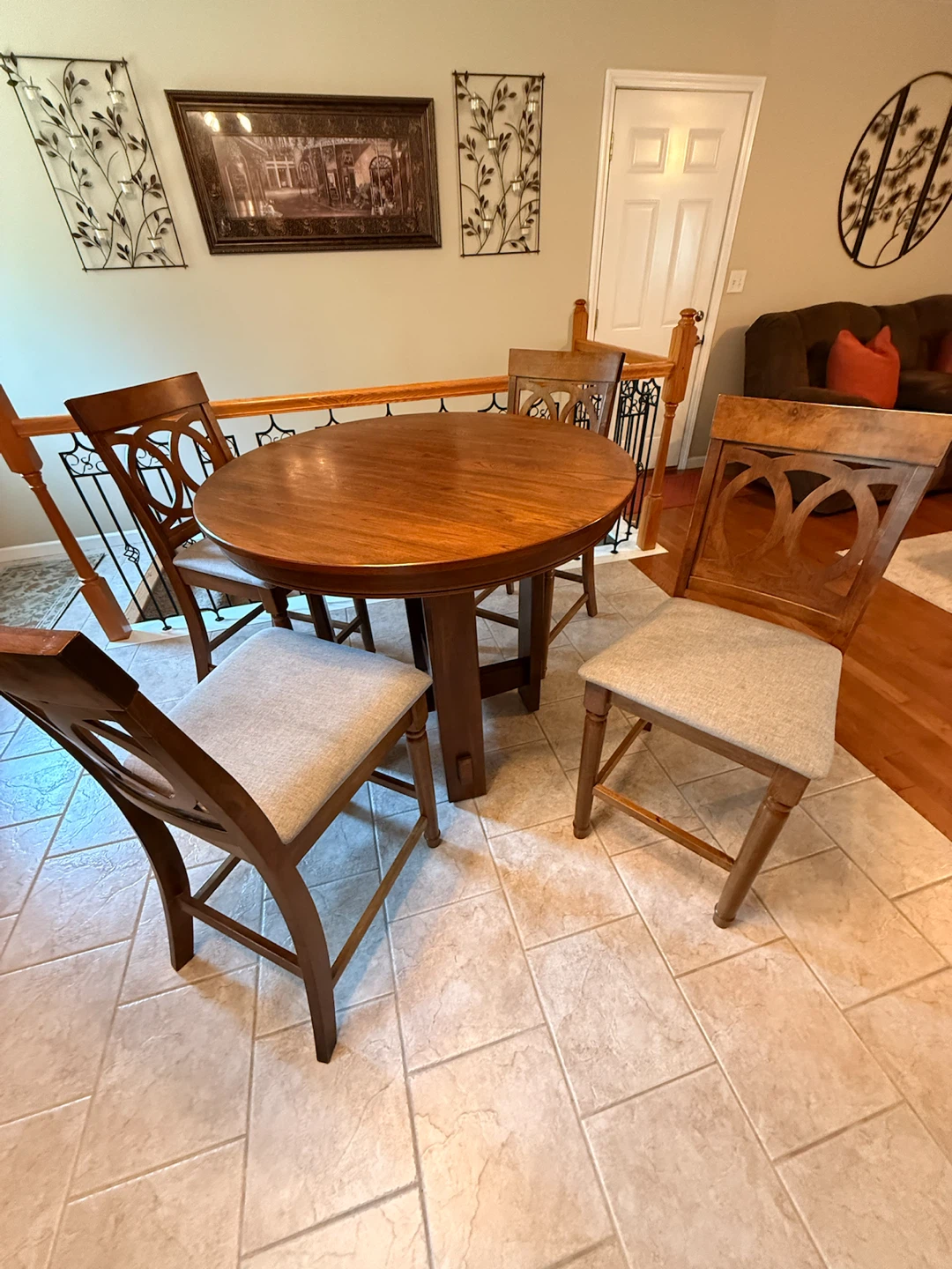 Pub Height  Wooden Dining Table - photo 2