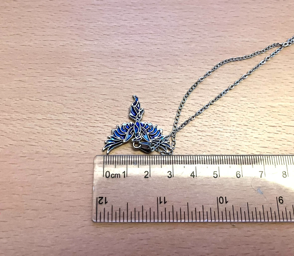 Blue Phoenix Pendant Necklace - photo 3